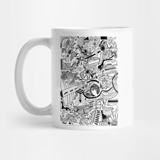 doodle illustration Mug